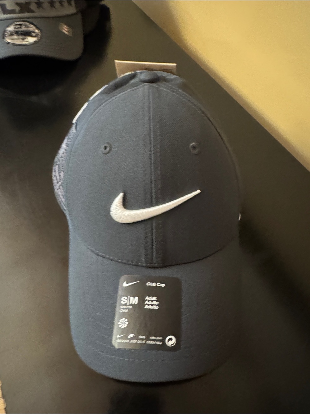 Nike Dark Blue Swoosh Mesh-Back Baseball Cap